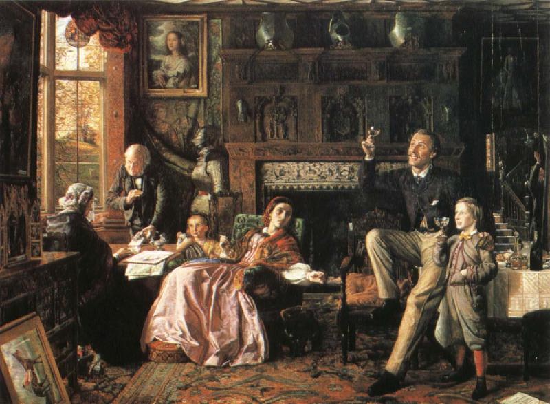 Robert Braithwaite Martineau The Last day in the old home oil painting image
